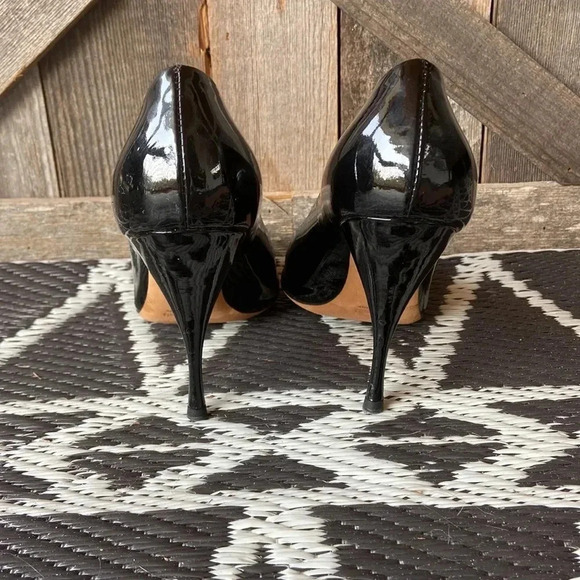 Miu Miu | Peep Toe Patent Heels - Picture 4 of 10